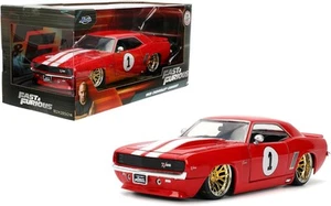 Jada Toys Fast & Furious 1:24 1969 Chevy Camaro Die-Cast Model Car, Detailed... - Picture 1 of 9