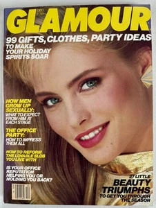 Glamour Magazine December 1980 Kim Alexis Fashion Beauty Fitness Advertising - Picture 1 of 20