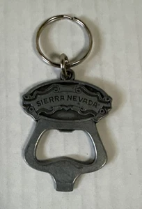 (Made In The USA) Sierra Nevada Pewter Bottle Opener Key Chain - Imagen 1 de 2