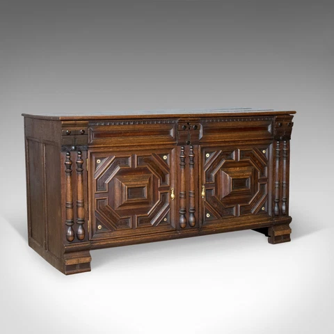 Antique Chest, French Coffer, Oak, Early 19th Century Circa 1800 Cover