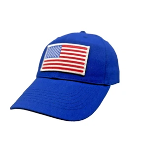 Baseballkappe USA amerikanische Flagge flach blau USA Stolz verstellbar Mütze - Bild 1 von 3