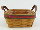 Longaberger 1991 Father's Day Spare Change Basket With Protector 