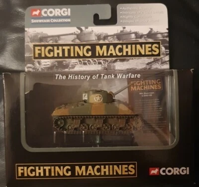 Corgi Fighting Machines The History Of Tank Warfare M4 Sherman Tank CS90108 - Image 1 of 3
