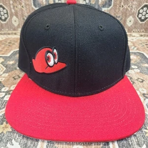 Super Mario Odyssey Nintendo Video Game Promo Hat Adjustable Snapback - Picture 1 of 9