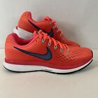 Nike Womens Air Zoom Pegasus 34 880560-602 Red Running Shoes Sneakers Size 7.5