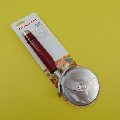 KitchenAid Pizza Cutter Wheel Food Slicer Professional Grade Red KE113OHERA - Image 1 of 4