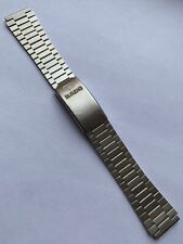 vintage rado stainless steel gents watch strap,used,clean,18mm