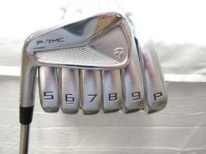 _Used LH TaylorMade P-7MC Iron Set 4-PW Dynamic Gold X100 Extra Stiff Flex Steel - Picture 1 of 9