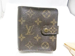 Auténtico LOUIS VUITTON Monograma Compacto Cremallera Marrón con Bolsa para e... - Imagen 1 de 14