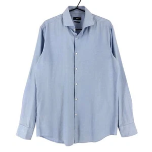 Hugo Boss Shirt Casual Formal Jason Slim Fit Solid Size L (41 - 16) - Picture 1 of 12