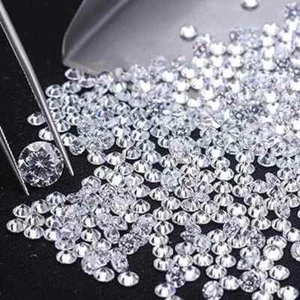 Kubisches Zirkon Weiß Farbe 500 Stück Lots CZ, Blu Star Maschinengeschnitten - Picture 1 of 13