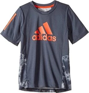adidas Kids Boy's Smokescreen Training Top Dark Grey 7X - Picture 1 of 2
