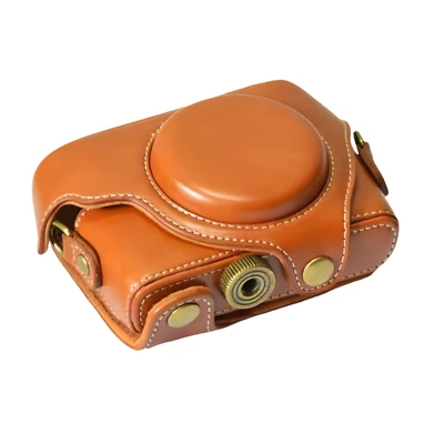 Capa protetora de couro para câmera capa dura de couro para Sony DSC-RX100 bolsa para câmera - Imagem 1 de 4