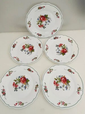 🌸Lot de 5 assiettes plates à dessert Arcopal vintage 70’s - 19 cm Extra 🌸 - Photo 1/4