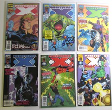 Mutant X Lot of 6 #1,9,10,11,14,15 Marvel (1998) NM 1st Print Comic Books