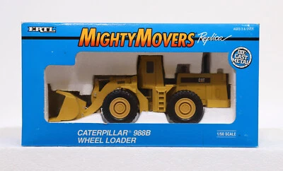 CARGADORA DE RUEDAS ERTL #2435 1/50 CATERPILLAR 988B - DIECAST - EN CAJA - NUEVA EN CAJA Foto 1 de 4