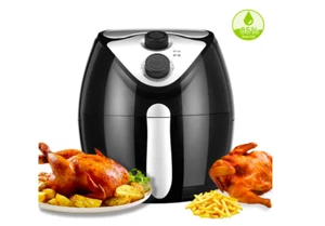 3.7 Quarts Smokeless Electric Air Fryers for Pizza Pork Chicken Steak Shrimp ... - Picture 1 of 6