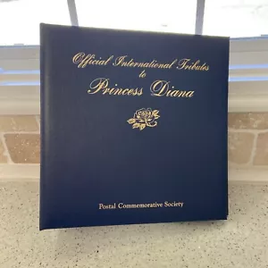Princess Diana Postal Commemorative Collection 16 International Tributes Book - Picture 1 of 14