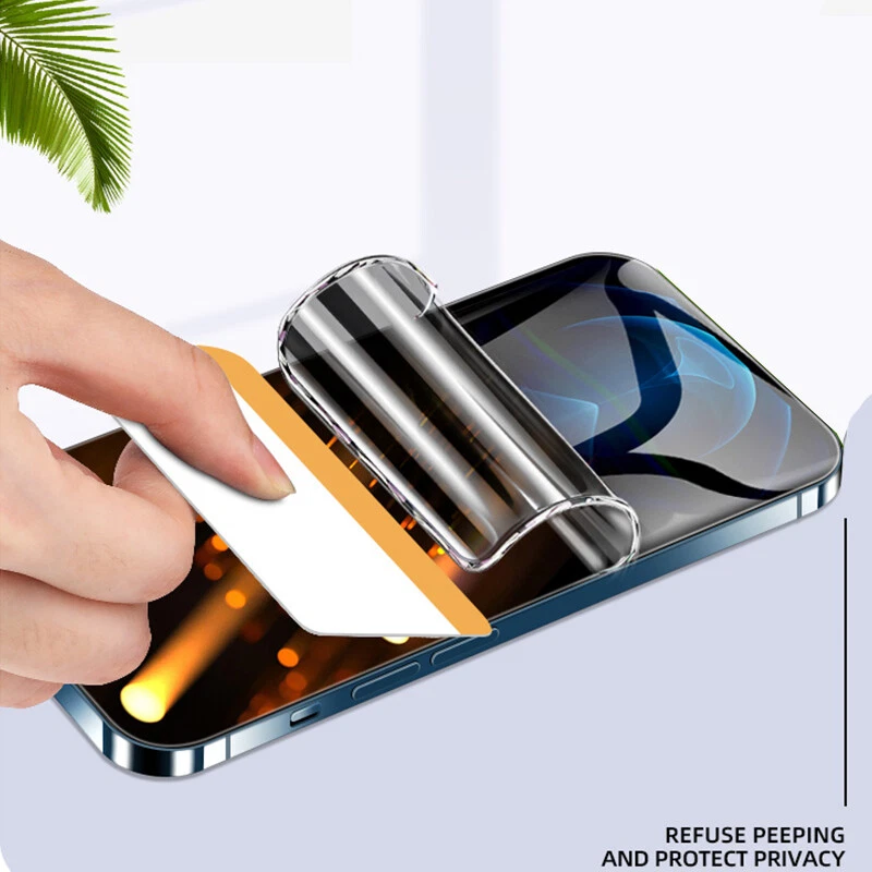 Anti-spy Privacy Screen Protector Soft Film For Iphone 6 7 8 X 11 12 SE Pro Mini - Image 1 of 4