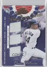 2001 Absolute Memorabilia Home Opener Souvenirs Triple /75 Preston Wilson #OD-15