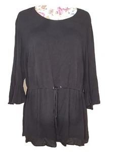 Forever New Curve Size 18 3/4 sleeve Top BNWT plus black - Picture 1 of 6