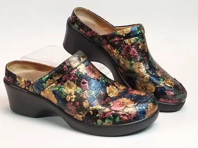 Zuecos para mujer Alegria Isabelle Queenie dorados florales talla EU 37 Foto 1 de 4