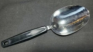 De colección Foley 8.5" Acero Inoxidable Cuchara Nivel Completo 1/4 Taza Medición Mango Negro  - Imagen 1 de 3