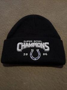 Indianapolis Colts NFL 2006 Super Bowl Champions Winter Strumpf Mütze Neu Kinder - Bild 1 von 1