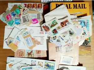 MASSIVE JOB LOT OF OLD STAMPS AND COLLECTION BOOK EXCELLENT CONDITION  - Picture 1 of 12