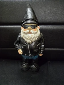 9.5" Vintage Biker Gnome - Picture 1 of 6