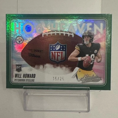 2025 Panini Absolute Hog Heaven Will Howard #HH-WHD Green Parallel /25 Rookie RC - Image 1 of 4