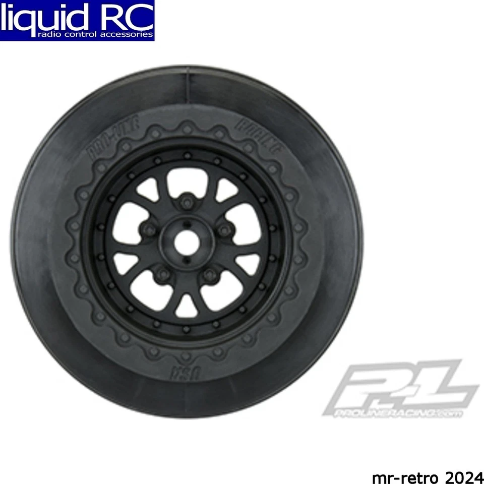 Pro-Line 277603 Pomona Drag Spec 2.2/3.0 Black Slash 2WD Rr/4x4 F/R - Image 1 of 1
