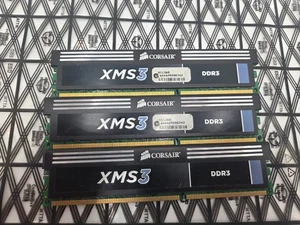 3 x 2GB (6GB Total) 1600MHz Corsair XMS3 DDR3 RAM Memory Module CMX6GX3M3A1600C9 - Picture 1 of 2