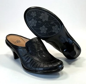 Sofft 1011101 Sugar Spice Leder-Loafer Schuh Absatz – Damengröße 6,5 M – schwarz - Bild 1 von 13