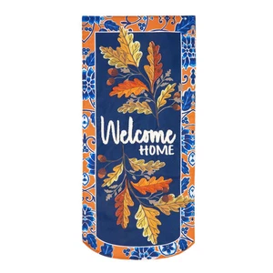 Fall Leaves Welcome Everlasting Impression Textile Decor - Picture 1 of 1