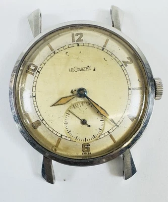 Reloj LeCoultre Cal 480CW vintage para hombre esfera para correr manecillas falta espalda Foto 1 de 2