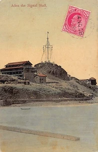Yemen - ADEN - The signal staff - Publ. Turkish Shop - I. Benghiat & Son - Picture 1 of 2
