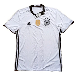 NEU Adidas DFB Deutschland EM 2016 Heim Trikot 4 Sterne weiß Home Sz. L - Bild 1 von 4