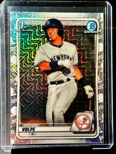 Anthony Volpe Rookie Refractor Card Yankees 2020 Bowman Chrome - Picture 1 of 2