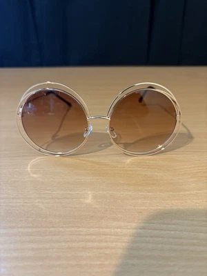 玫瑰金镜框优雅嘻哈时尚镜片复古时尚眼镜 — 第 1/4 张图片