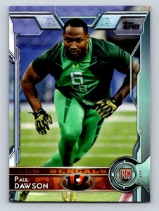 2015 Topps #395 Paul Dawson Cincinnati Bengals Rookie - Imagen 1 de 2