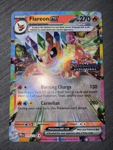 Pokemon Flareon ex - (Prismatic Evolutions Stamp) 014/131 NM /M - Picture 1 of 10