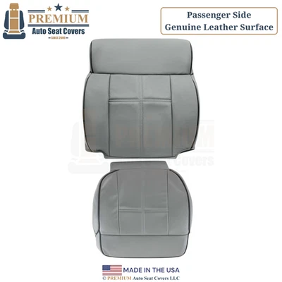 Cubiertas laterales de pasajero de cuero genuino para Lincoln Mark LT 2006-2008 paloma mediana Foto 1 de 4