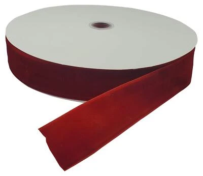 10 Yards Velvet Ribbon Spool(Red, 1 1/2") - Image 1 of 3