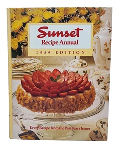 1989 Sunset Recipe Annual Cookbook All Recipes from 1988 Magazine - Imagen 1 de 8