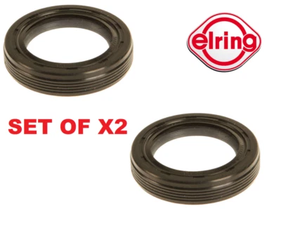 Audi TT A3 A4 VW Jetta Beetle Golf 1.8 L Set Of 2 Engine Camshaft Seal ELRING - Image 1 of 4