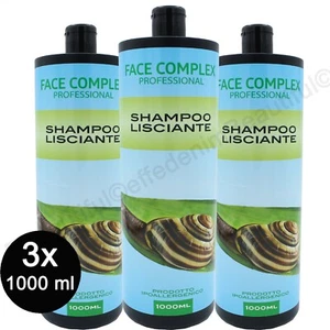 3 Shampoo Trattamento Lisciante Professionale Bio nutriente con Bava di lumaca - Imagen 1 de 2