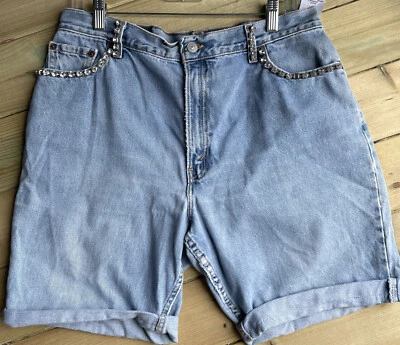 VINTAGE LEVIS 501 SHORTS DENIM COWBOY HIGH WAIST SIZE SMALL OR LARGE NWT - Image 1 of 4