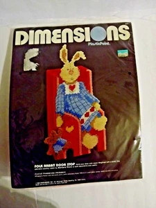 Kit Folk Rabbit Doorstop De Colección Barbara Simulacro Plastic Point Dimensiones NUEVO - Imagen 1 de 3