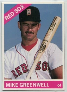 1991 Baseball Cards Magazine '66 Topps #60 Mike Greenwell Boston Red Sox - Bild 1 von 2